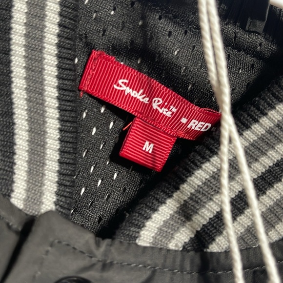 NWT Smoke Rose Red crop button down embroidered jacket - Picture 9 of 11